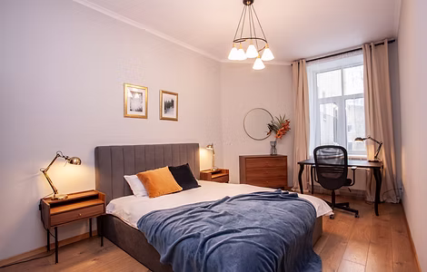 Family Haven — premium 3-bedroom apartment at Gertrude's Residence, Riga